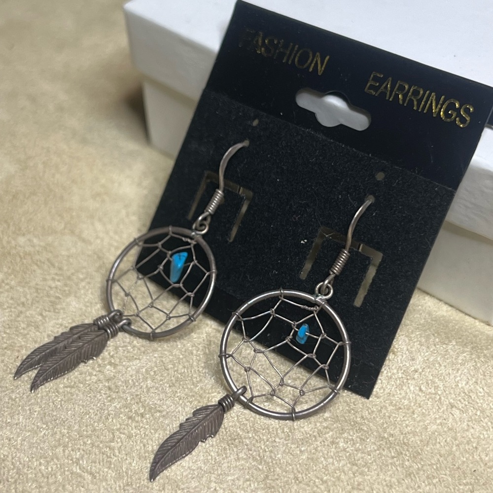 Dreamcatcher earrings